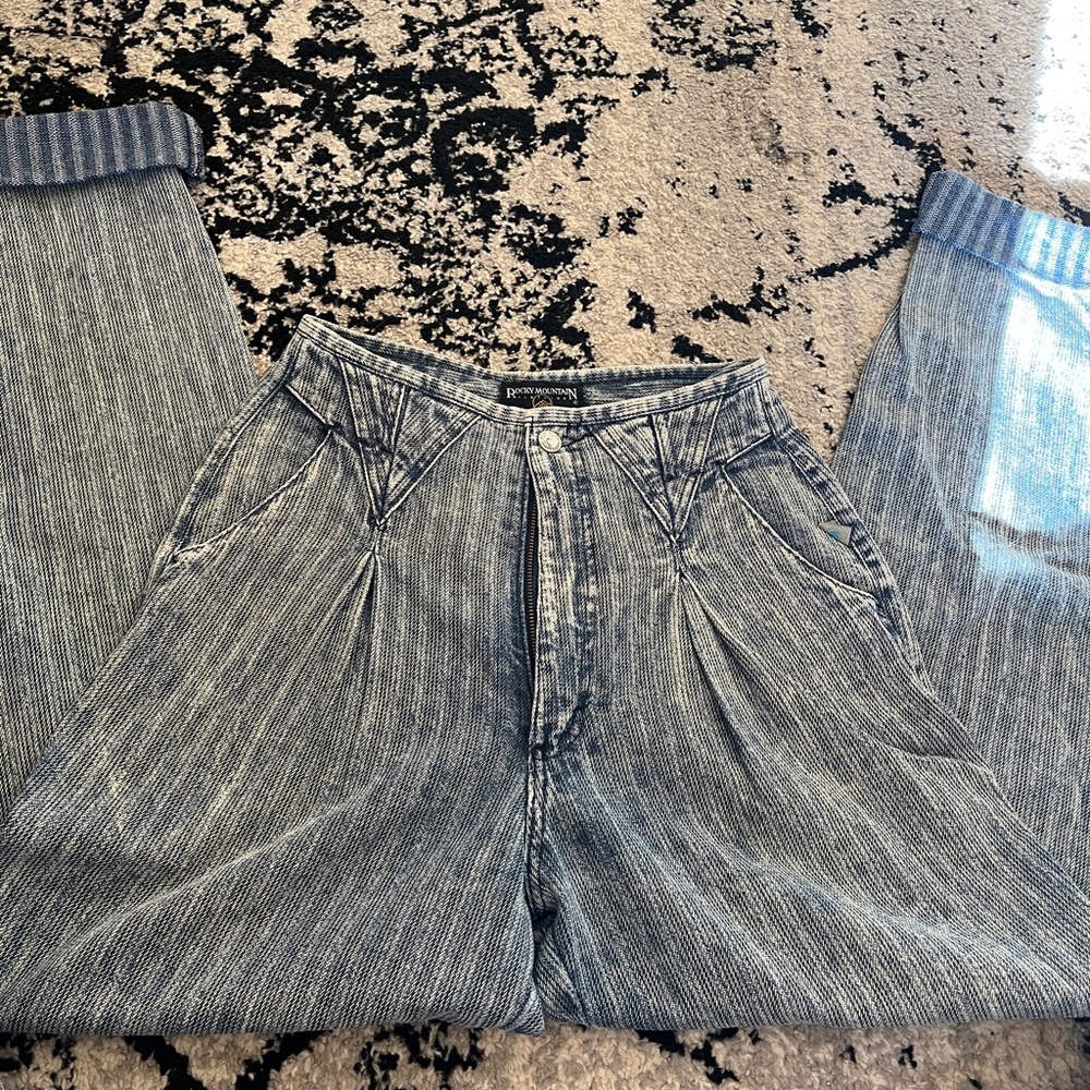 Rare Vintage Rocky Mountain Jeans tag size 29/9